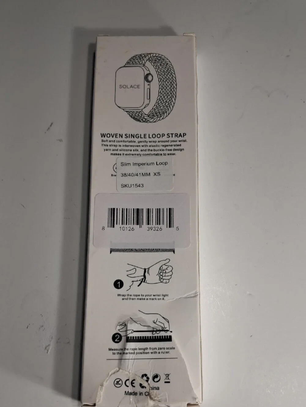 Solace Slim Imperium Loop for Apple Smart Watch Band - tan